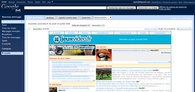 GMail 2 - Dark Blue Google Inspired