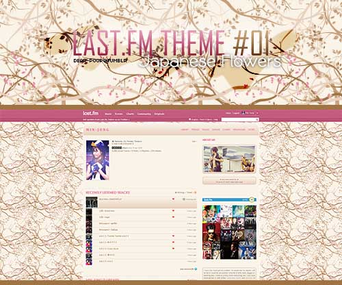 LAST.FM #01 ♔ Japanese flowers