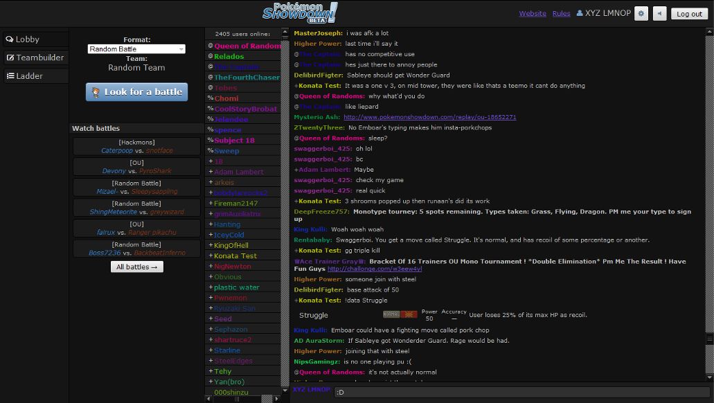 Pokemon Showdown Dark (OUTDATED)