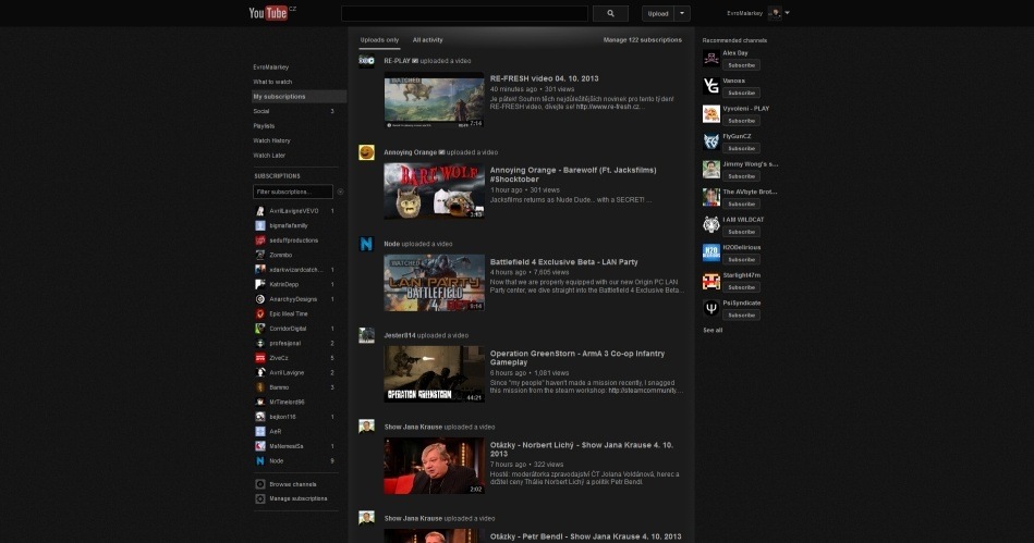 YouTube Black 2013 - custom edited