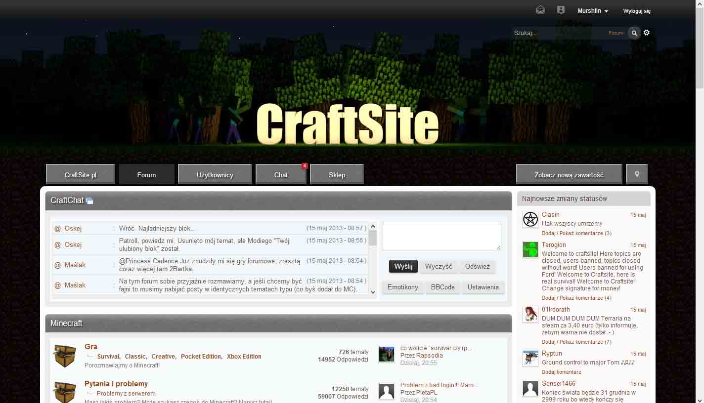 CraftSite Skin #2 (by Murshtin)