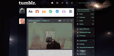 Tumblr - Theme - Supernatural