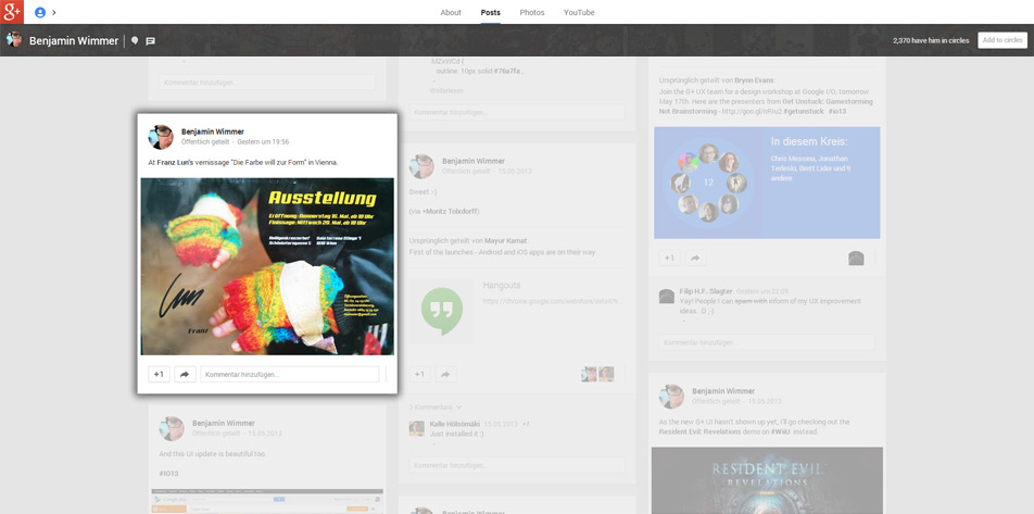 Better post-highlighting for G+