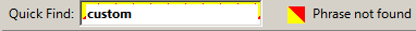 Find Bar - Visual Alerts (Animated)