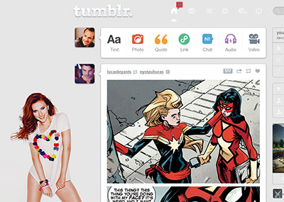 Tumblr dashboard: Scarlett Johansson #3