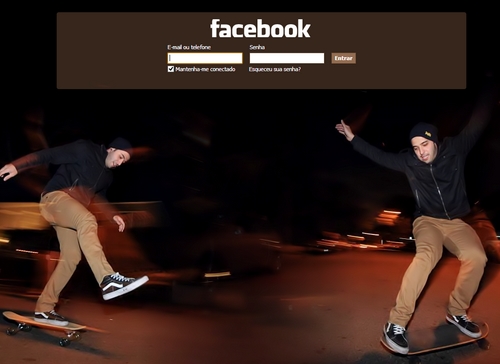 Conrado (NX Zero) Facebook Login