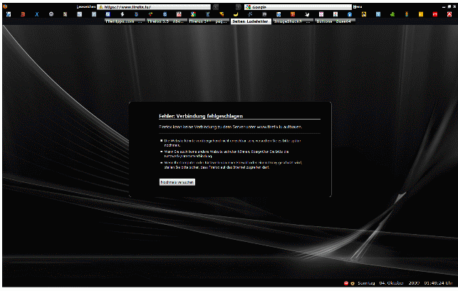 Firefox 3.5 - page loading error / Vista Ultimate
