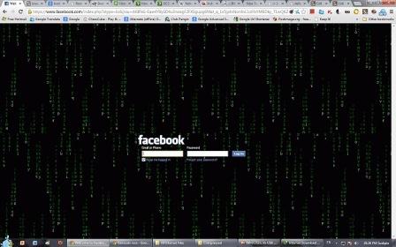 Matrix Facebook Login Page