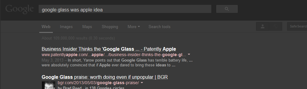 BROKEN]  Google Search - Focus Grey