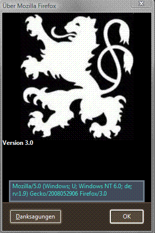 Firefox 3** - About Mozilla  ( White Lion )