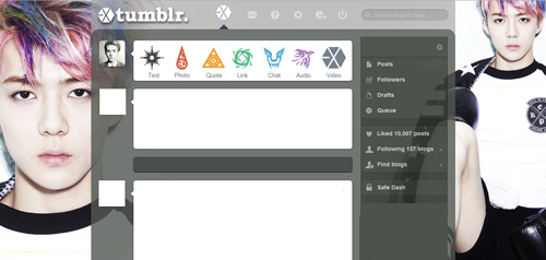 EXO's Sehun XOXO Teaser Dashboard Theme