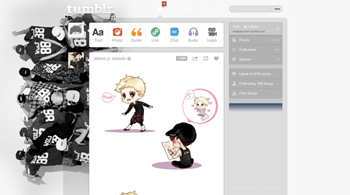 EXO Tumblr Dashboard Theme