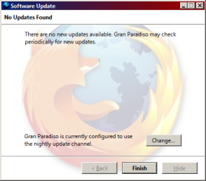 Custom Check for Software Updates Background