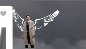 castiel hanging
