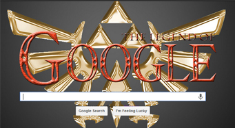 Google Logo - The Legend Of Zelda
