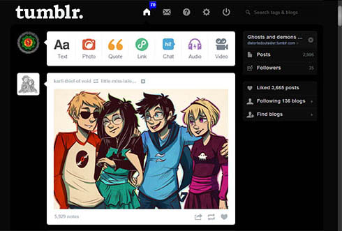 Black Tumblr - DistortedOutsider