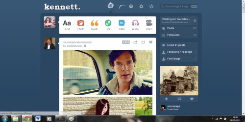 Kennett - tumblr Dashboard Logo