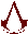 Dark Red Assassin's Creed Symbol cursor