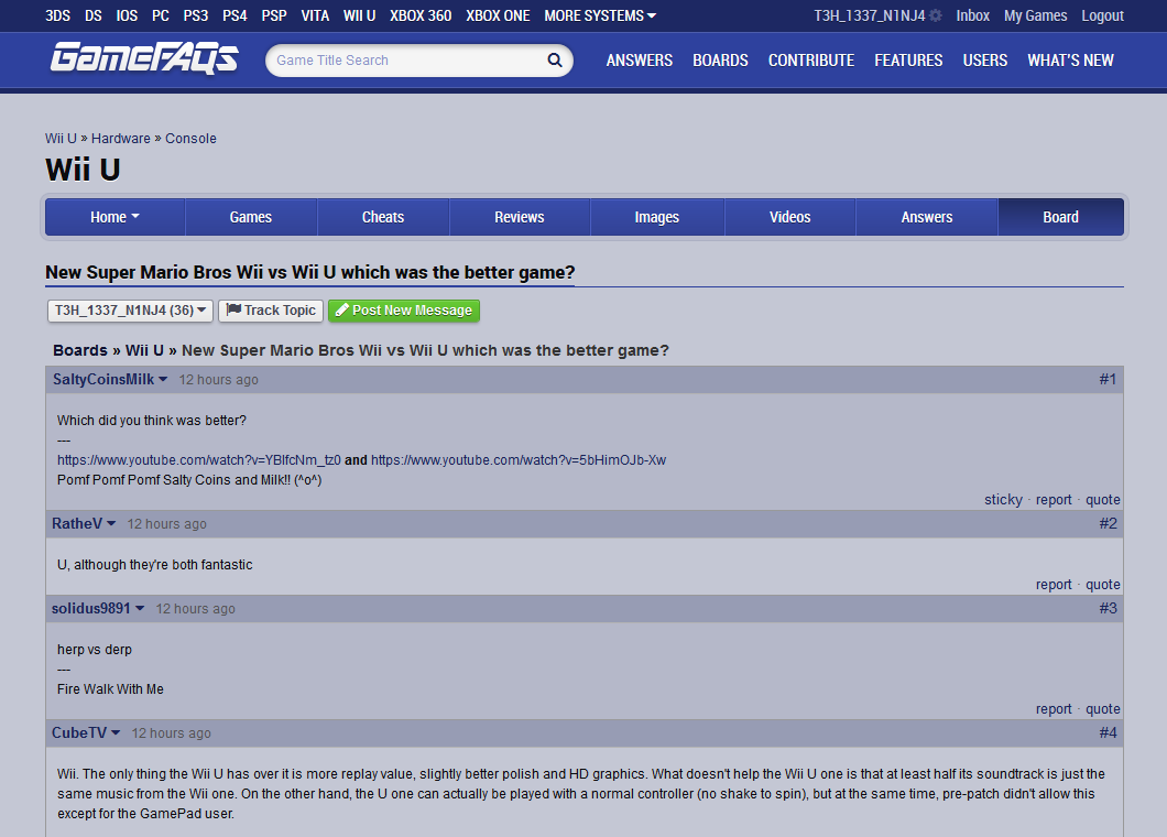 Gamefaqs Tweaks