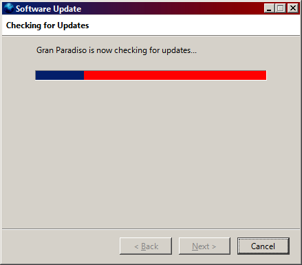 Check For Updates - Colorful Progress Meter