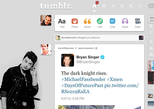 Tumblr dashboard: Sebastian Stan #1