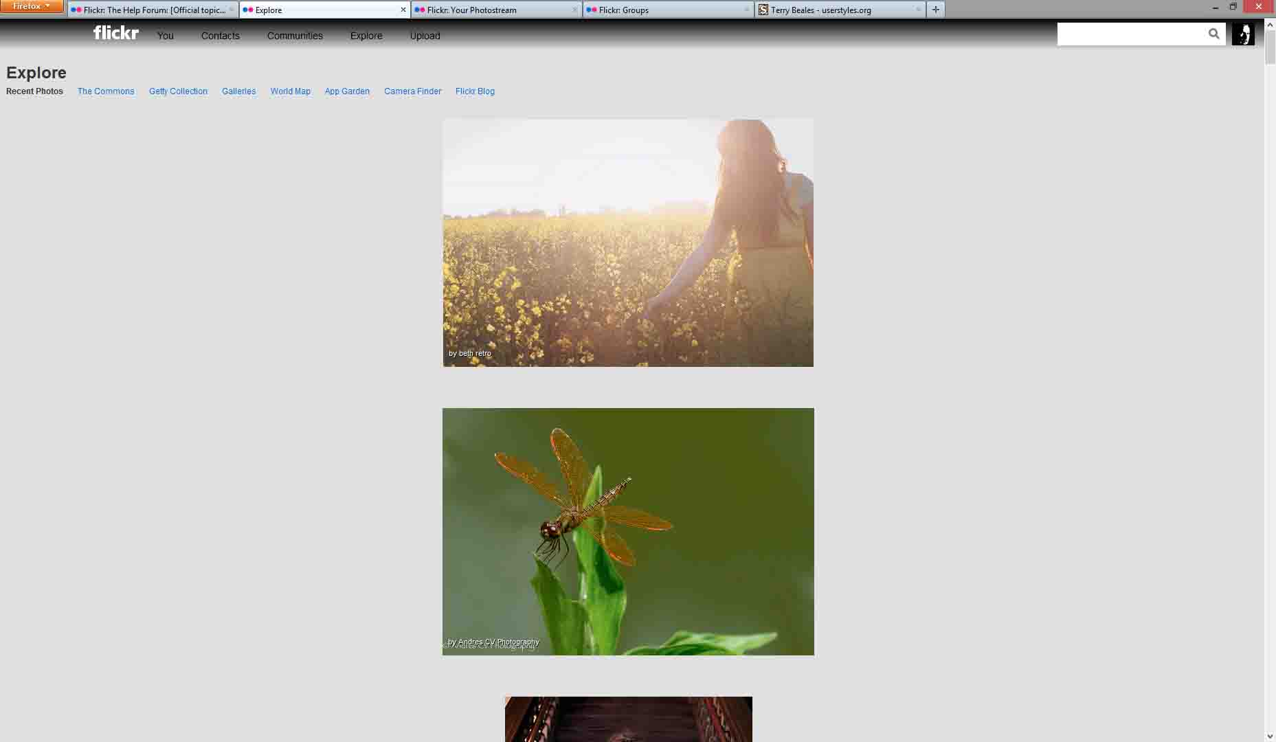 unjustified flickr