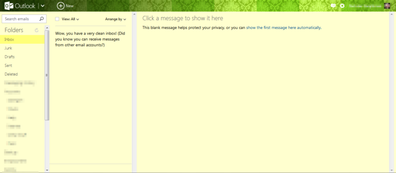Outlook Clean up & styling