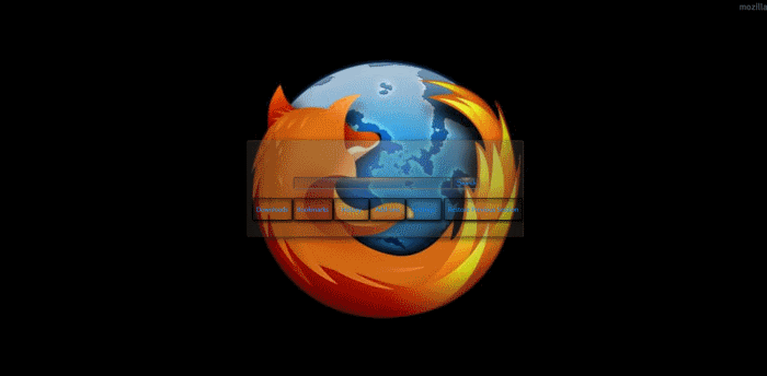 About:Home Firefox Black