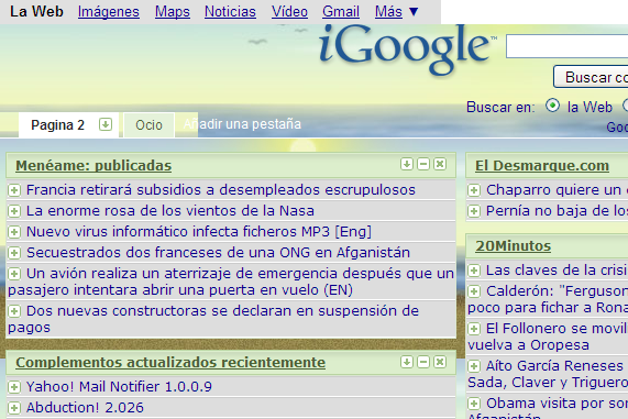 Clean iGoogle