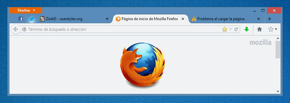 Firefox | Australis Mockup Theme (Windows 8)
