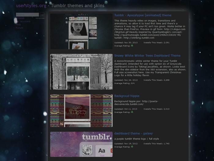 Userstyles.org - Simple dark [by Splark]