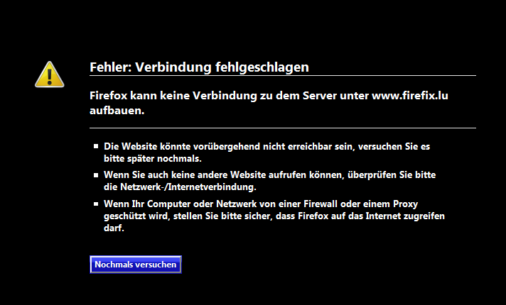 Firefox 3.5 - Error loading pages
