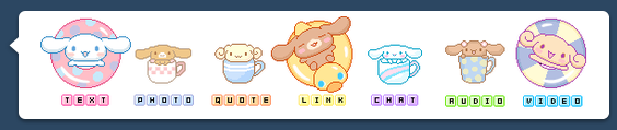 Cinnamoroll [Tumblr post icons]
