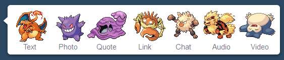 Pokemon Generation 1 team [Tumblr post icons]