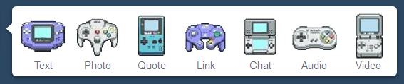 Game consoles [Tumblr post icons]