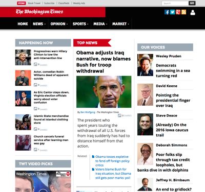 Washington Times Desktop