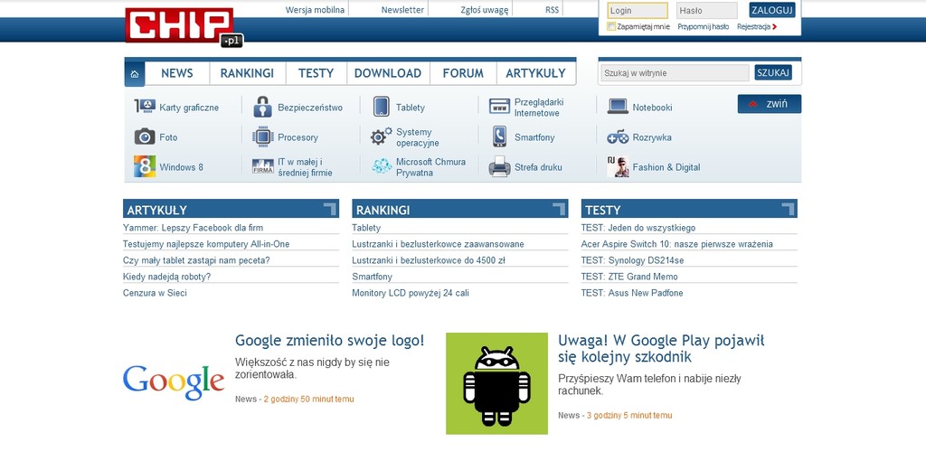 Chip.pl redesign