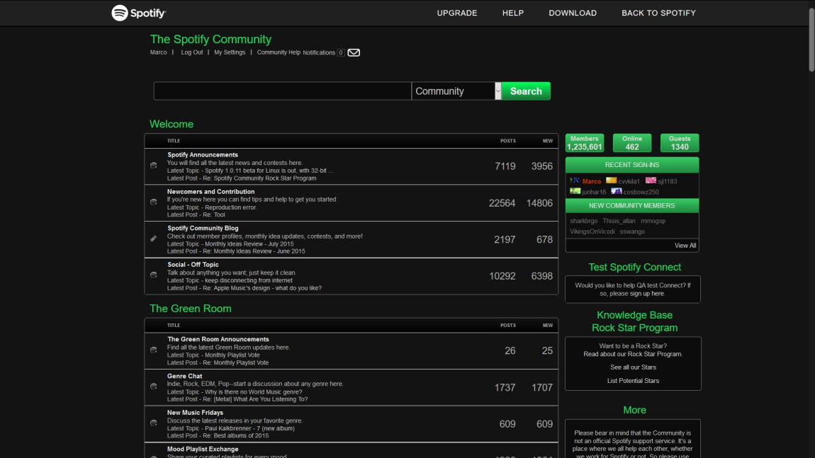 Dark Spotify Community Forum