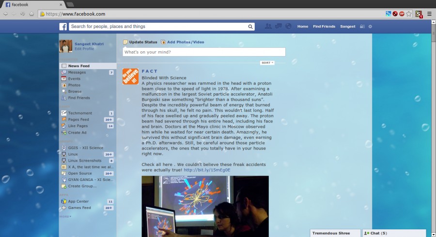 Facebook Calm Bubbles by Sangeet Khatri