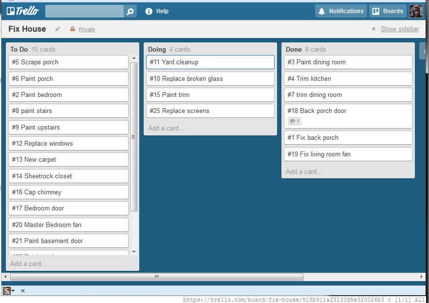 Trello Card Count