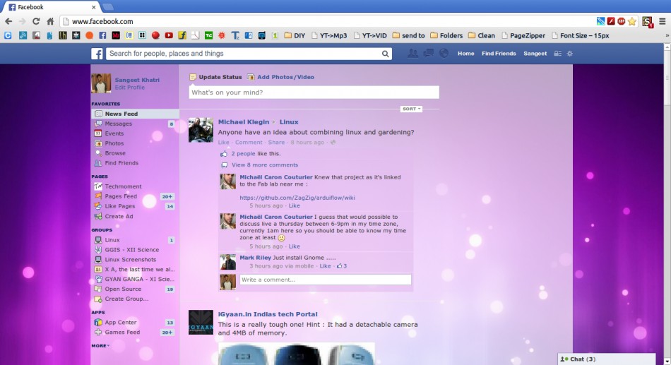 Facebook Glory Bulbs by Sangeet Khatri