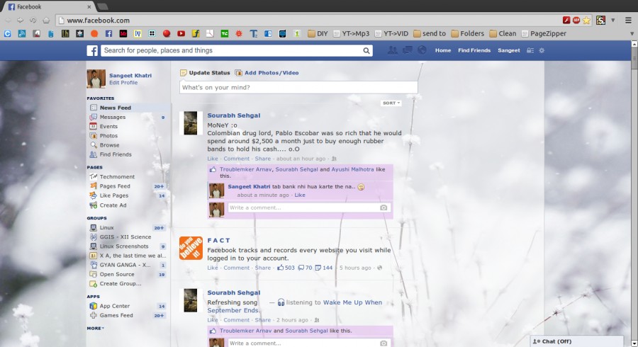 Facebook Winter by Sangeet Khatri