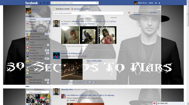 30 Seconds to Mars Theme