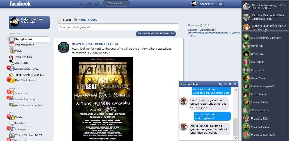 Facebook App (updated & restyled) no ad´s