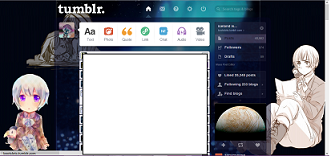 APH Iceland Tumblr Dash Theme (Variation 1)