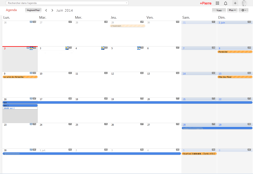 Google Calendar Styled