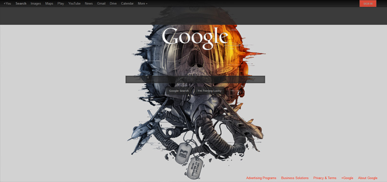 Battlefield 3 Tribute Theme For Google