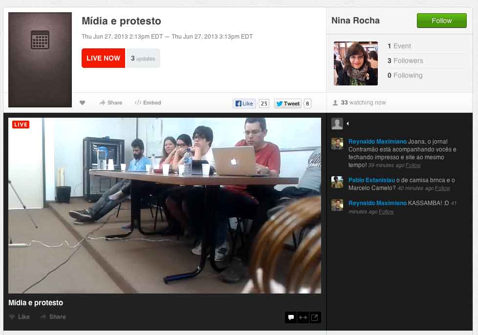 Livestream no noverlay