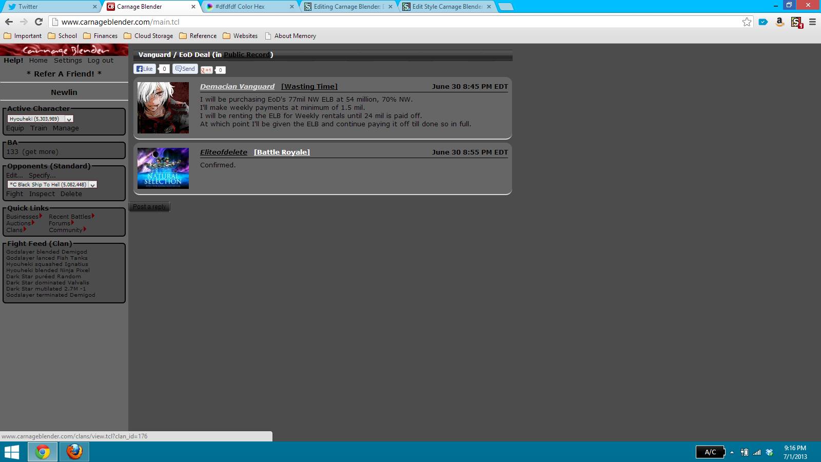 Carnage Blender: Dark