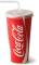 Coca-Cola drink cup cursor